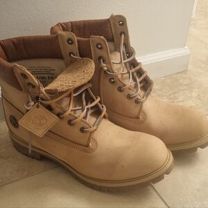 Timberland Men's Tan Leather Boots